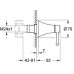 GROHE Grandera element zewnętrzny zaworu podtynkowego chrom/złoto 19944IG0