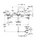 GROHE Grandera 3-otworowa bateria umywalkowa, DN 15 S-Size 20417000