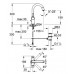 GROHE Grandera bateria umywalkowa, DN 15 L-Size chrom/złoto 21107IG0