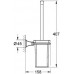 GROHE Grandera™ szczotka toaletowa kpl. chrom/złoto 40632IG0