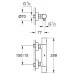 GROHE Grohtherm 1000 Cosmopolitan, bateria prysznicowa z termostatem, chrom, 34065000