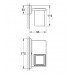 GROHE Allure Brilliant półka ze szklanką chrom 40503000