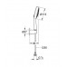 GROHE Power & Soul Cosmopolitan 115, prysznicowy zestaw punktowy, chrom, 27838000