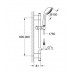 GROHE Relexa 100 Five zestaw prysznicowy, 5 strumieni 28964001
