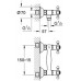 GROHE Sinfonia bateria prysznicowa, DN 15 chrom/złoto 26000IG0