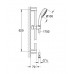 GROHE New Tempesta Cosmopolitan 100 Zestaw z drążkiem prysznicowym, 3 strumienie 27786001