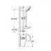 GROHE Rainshower Classic 130 Zestaw z drążkiem prysznicowym, 3 strumienie 28769001