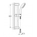 GROHE New Tempesta 100 Zestaw prysznicowy z drążkiem  27853000 