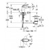 GROHE Veris Jednouchwytowa bateria bidetowa, DN 15 Rozmiar M 32193000