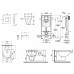 GROHE Rapid SL do miski podwieszanej WC z miską i przyciskiem, komletny zestaw 38528SET-KP