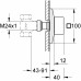 GROHE Allure Brilliant element zewnętrzny zaworu podtynkowego 19796000