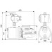 Grundfos JP 4-47 Pompa samozasysająca + Sterownik ciśnienia PM1 99515136