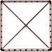 HACO Kratka wentylacyjna z siatką VM 300x300 H brązowa 0218