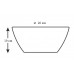 HEIDRUN Miska 10 x 20 x 20 cm zielona 2610