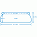 INTEX Easy Set Pool Basen 457 x 107 cm pompa kartuszowa 26166NP