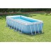 INTEX PRISM FRAME RECTANGULAR POOL Basen 300 x 175 x 80 cm pompa, filt, drabinka 28314GN