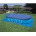 INTEX Basen Oval Frame Pool Set 610 x 366 x 122 cm filtr kartuszowy + schodki 128194