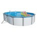 INTEX Basen stalowy zestaw Nuovo de Luxe Duo owalny 550 x 366 x 120 cm 011253