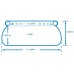 INTEX Easy Set Pool Basen 396 x 84 cm pompa kartuszowa 28142GN