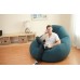 INTEX Dmuchany fotel welurowy 122 cm x 127 cm x 81 cm zielony 68583NP