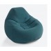 INTEX Dmuchany fotel welurowy 122 cm x 127 cm x 81 cm zielony 68583NP