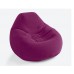 INTEX Dmuchany fotel welurowy 122 cm x 127 cm x 81 cm purpurowy 68584NP