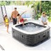INTEX Wanna z hydromasażem Pure Spa Greystone Deluxe Square 211 x 71 cm 28450