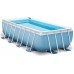 INTEX PRISM FRAME RECTANGULAR POOL Basen 400 x 200 x 100 cm sz kartusz. filtracją, 28316GN