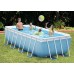 INTEX PRISM FRAME RECTANGULAR POOL Basen 400 x 200 x 100 cm sz kartusz. filtracją, 28316GN