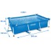 INTEX SMALL RECTANGULAR FRAME POOLS Basen 260 x 160 x 65 cm 28271NP