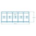 INTEX Graphite Panel Pool Set Basen 478 x 124 cm, 28382GN