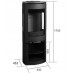 Jotul F 371 C Żeliwny piec z podstawą Czarna farba 35097 +351176