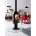 Jotul F 373 C Żeliwny piec osadzony na cokole Czarna farba 350972+350974