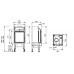 Jotul I 350 Flat Żeliwny wkład kominkowy 30046284