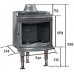 Jotul I 80 RH Panorama Wkład kominkowy 341242