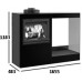 Jotul CUBE 530 GG WS Obudowa z wkładem kominkowym 341283+CUBE