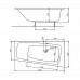 KOŁO Split wanna asymetryczna 150x80 prawa XWA1650000
