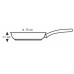 KELA Patelnia z powłoką Greblon C3+ z pokrywka i nożem do pizzy KERROS 28×5 cm KL-15159