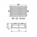Kermi Therm X2 Profil-Hygiene-kompakt Grzejnik typ 30 750 / 1400 FH0300714