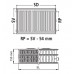 Wyprzedaż!!!KERMI Therm X2 Profil-K Grzejnik płytowy 33 600 / 1200 FK0330612