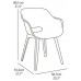 KETER AKOLA Krzesło, 57 x 55 x 80cm, grafit 17206196 + 17206197