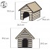 KETER DOG HOUSE Buda dla psa, 95 x 99 x 99 cm, szara 17360369