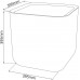 KETER CUBE PLANTER L Doniczka, 39,5 x 39,5 x 39,5 cm, antracyt 17201220