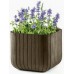 KETER CUBE PLANTER L Doniczka, 39,5 x 39,5 x 39,5 cm, brązowa 17201220