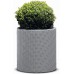 KETER LARGE CYLINDER Doniczka, 43,7 x 43,7 x 44,3 cm, rattan, srebrny szary 17197837