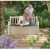 KETER EDEN GARDEN BENCH 265L Ławka ogrodowa ze schowkiem, beżowy/brązowy 1719019