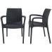 KETER BALI MONO Krzesło ogrodowe, 55 x 60 x 83 cm, grafit 17190206