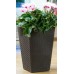 KETER RATTAN PLANTER S 23,6L Mała doniczka rattanowa, 28,5 x 43,5 cm, antracyt 17192300