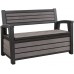 KETER HUDSON STORAGE BENCH 227L Ławka ogrodowa ze schowkiem, brązowa 17204490