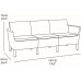 KETER SALEMO 3 Sofa, 187 x 67 x 76 cm, grafit/jasny szary 17209039